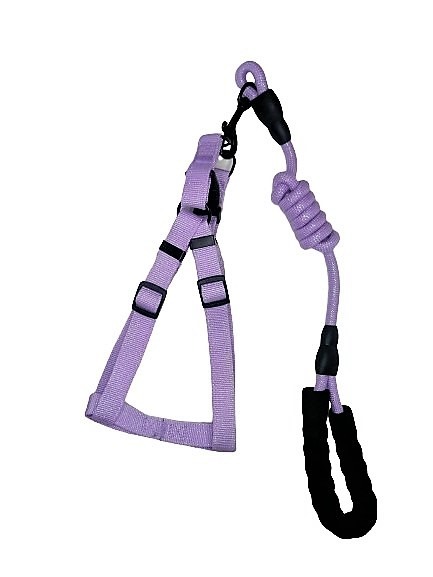 Arnés Morado Pastel Escarchado Talla L
