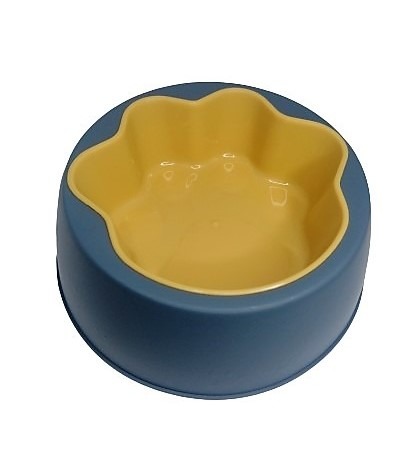 AZUL Plato Huellita Desmontable