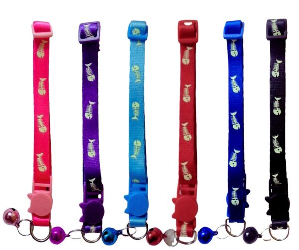 Collar Huesitos Pez Luminoso 20-36cm