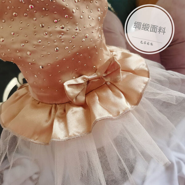 Vestido Princesa Dorado
