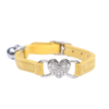Collar De Terciopelo Con Corazón Brillante 21-26cm