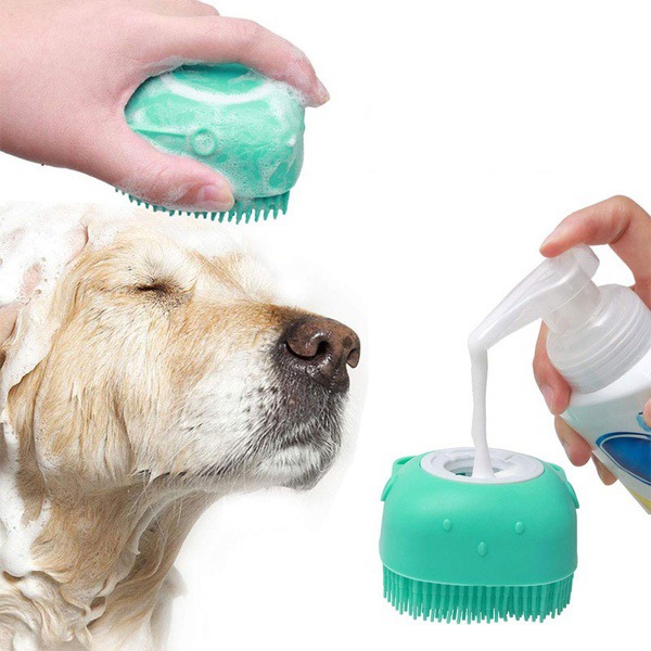 Cepillo De Baño Dispensador De Shampoo