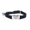Collar De Terciopelo Con Corazón Brillante 21-26cm