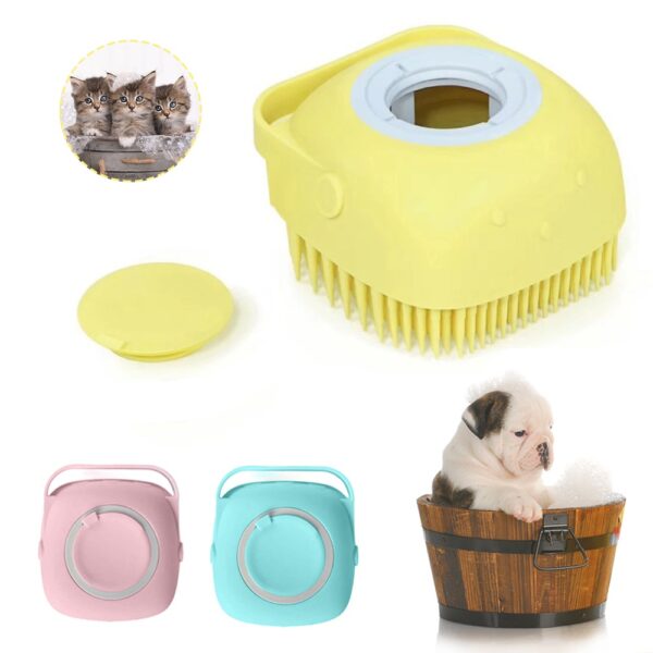 Cepillo De Baño Dispensador De Shampoo