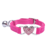 Collar De Terciopelo Con Corazón Brillante 21-26cm
