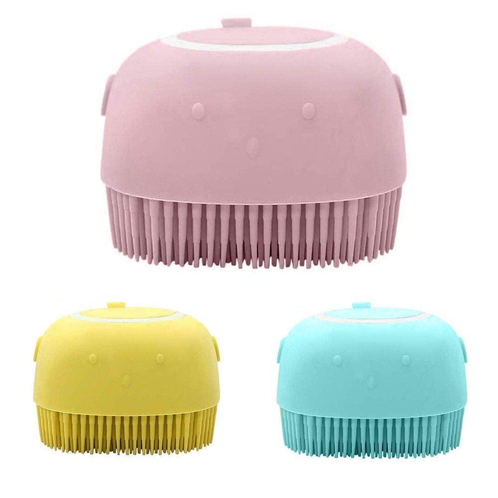 Cepillo De Baño Dispensador De Shampoo
