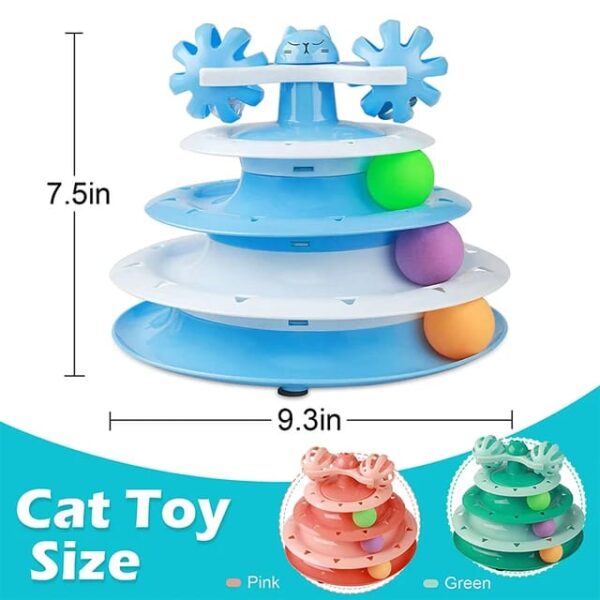 JUGUETE TORRE GIRATORIA PARA GATO
