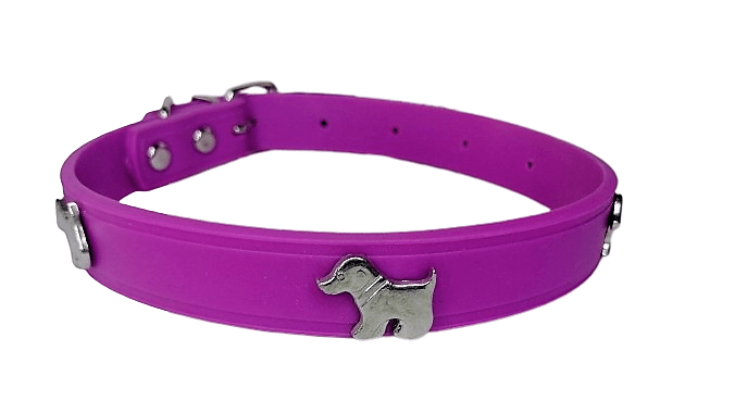 Collar Con Aplicaciones De Perrito Talla M