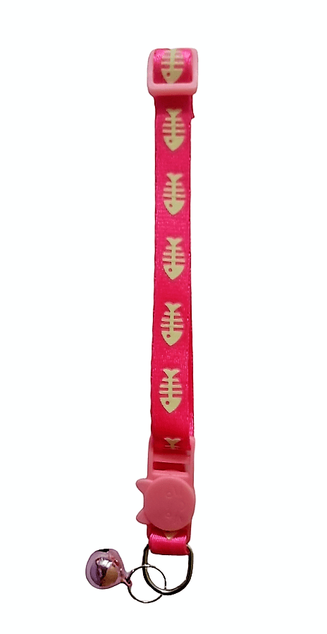 Collar Peces Luminoso Para Gatitos 20-36cm