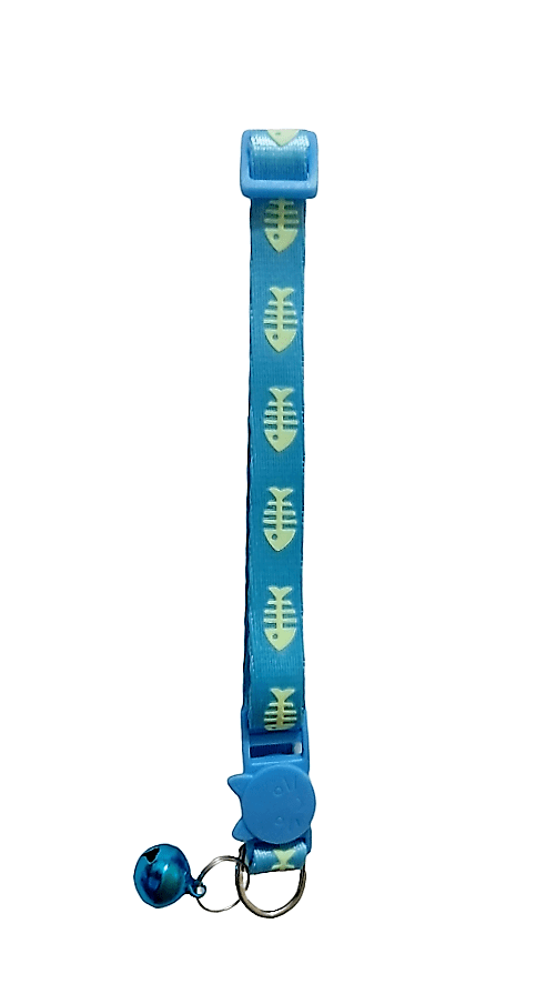 Collar Peces Luminoso Para Gatitos 20-36cm