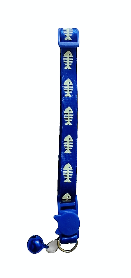 Collar Peces Luminoso Para Gatitos 20-36cm