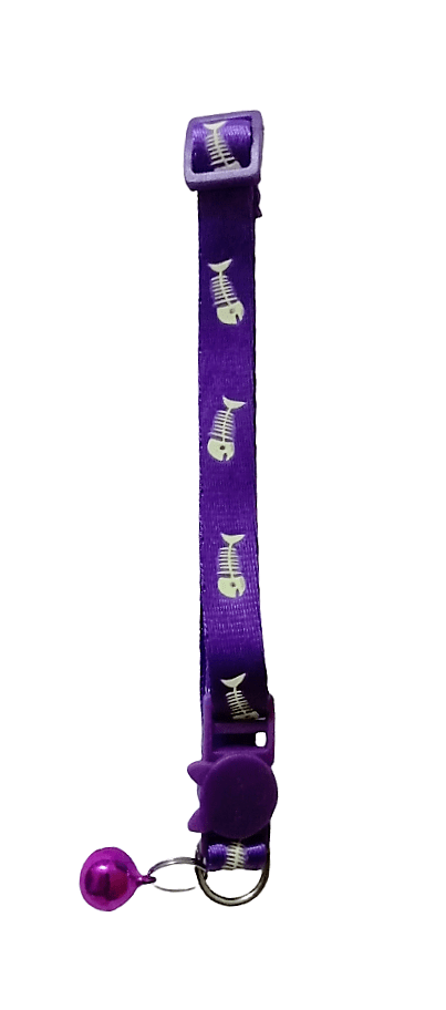 Collar Huesitos Pez Luminoso 20-36cm