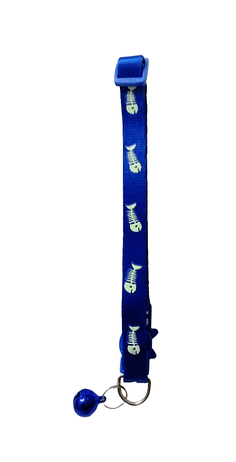 Collar Huesitos Pez Luminoso 20-36cm