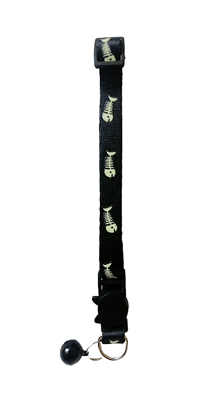 Collar Huesitos Pez Luminoso 20-36cm