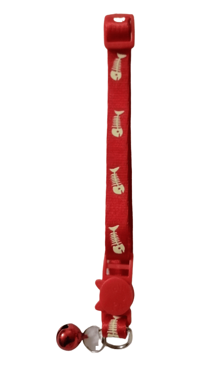Collar Huesitos Pez Luminoso 20-36cm