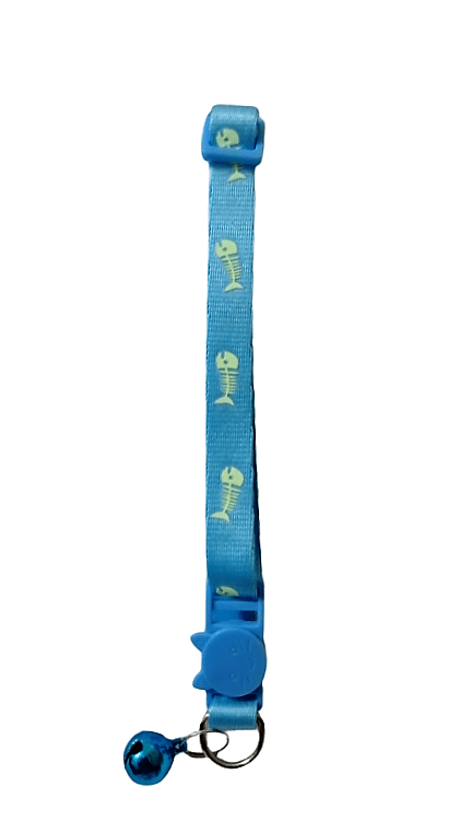 Collar Huesitos Pez Luminoso 20-36cm