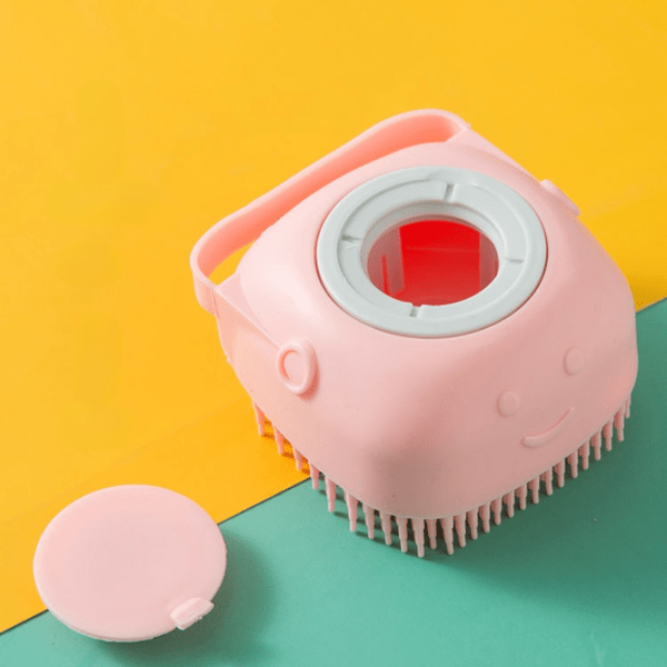 Cepillo De Baño Dispensador De Shampoo