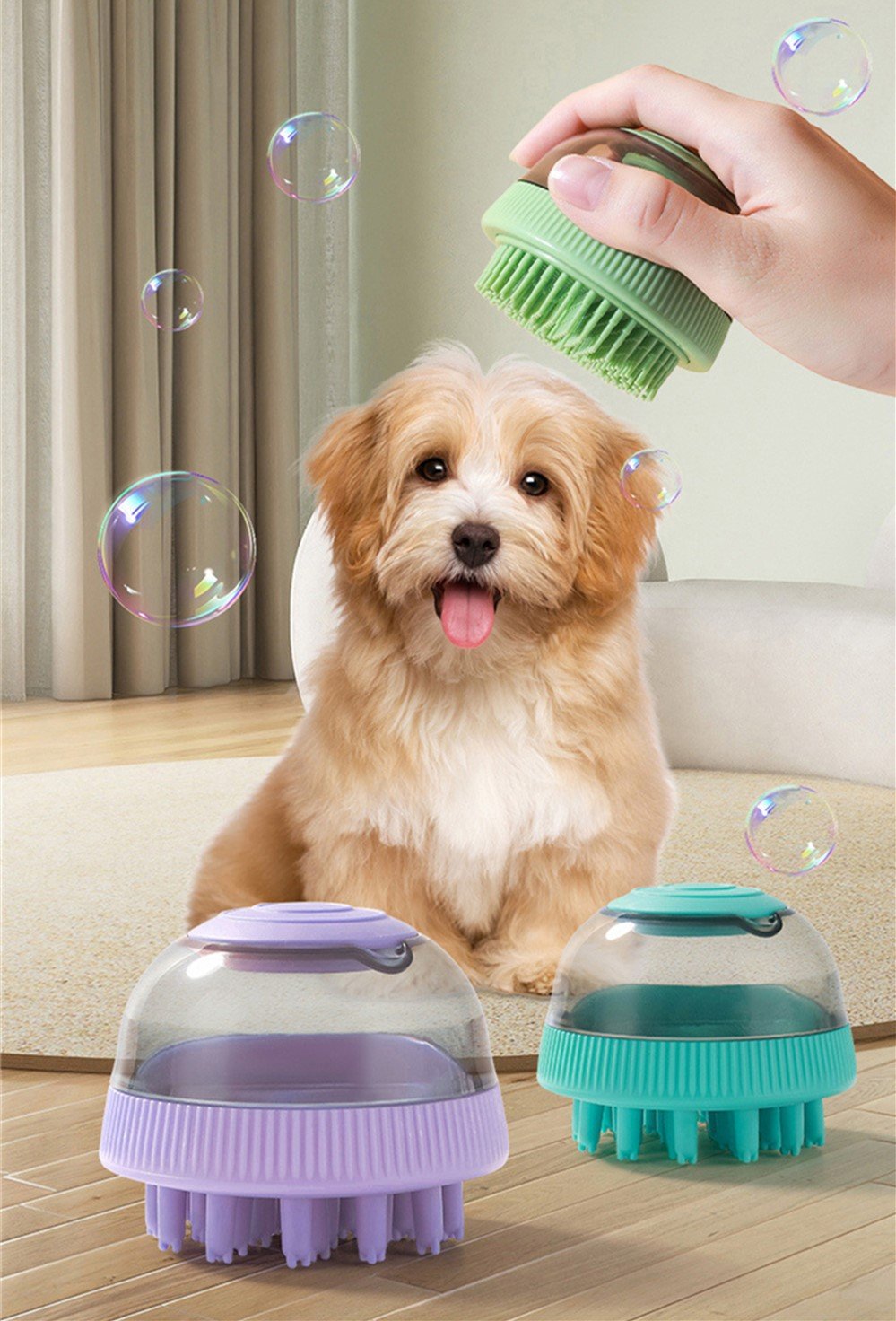 S9994e800e1e549d09af7837c5874986bO Cepillo Masajeador Y Dispensador Shampoo
