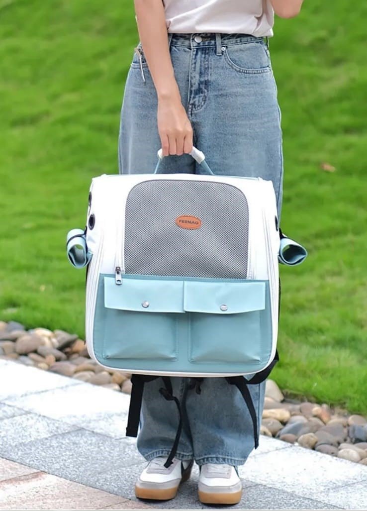 Mochila Transportadora Azul