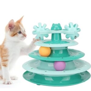 JUGUETE TORRE GIRATORIA PARA GATO