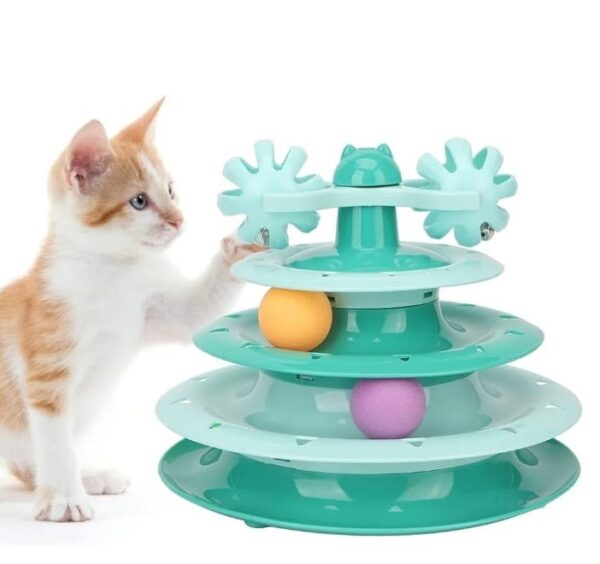 JUGUETE TORRE GIRATORIA PARA GATO