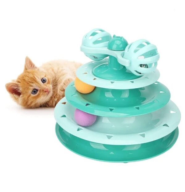 JUGUETE TORRE GIRATORIA PARA GATO