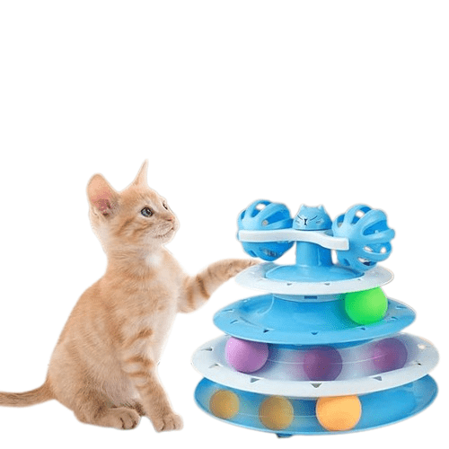 JUGUETE TORRE GIRATORIA PARA GATO