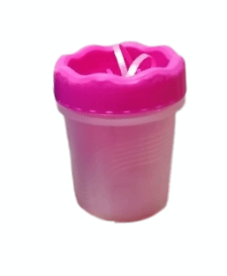 pequeño rosado Limpia Patas Pequeño