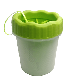 pequeño verde Limpia Patas Pequeño