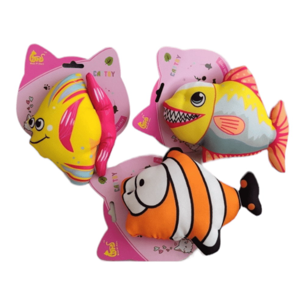 Peluche Pez Con Catnip