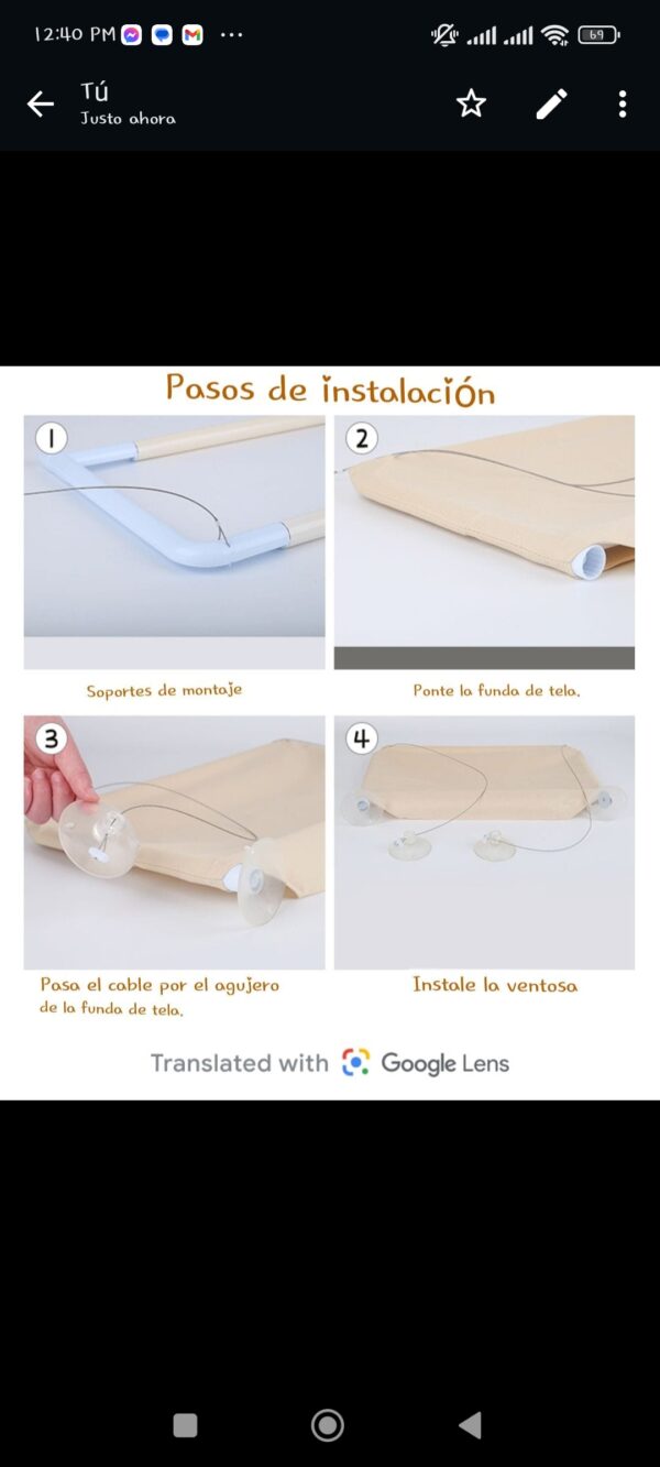 Hamaca De Ventana Para Gatos
