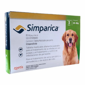 Simparica 80mg (20 A 40 Kg) 1 Tab Suelta