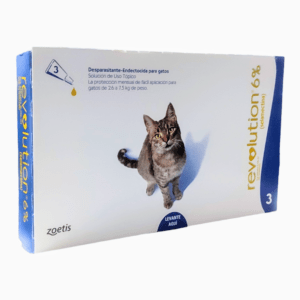 Zoetis Revolution 6% Gatos 2.6 A 7.5 Kg X 1 Pipeta