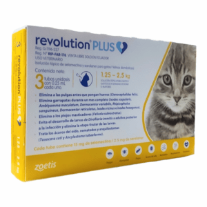 Zoetis Revolution Plus Gatos 1.25 A 2.5 Kg X 1 Pipeta