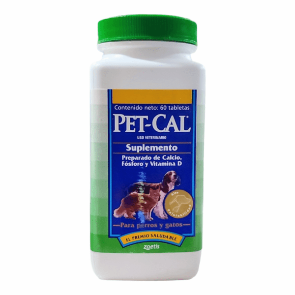 Pet- Cal 60 Tabletas