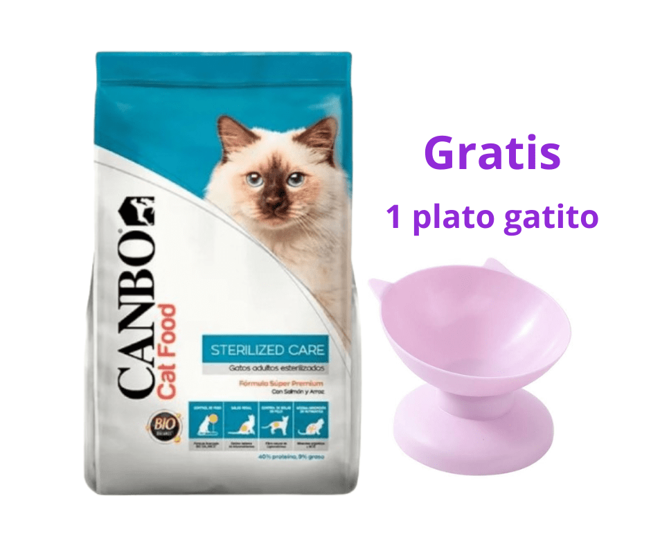 + (2) Canbo Cat Adultos Sterilized Care 7Kg | Alimento para Gato Esterilizado