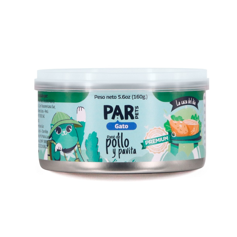Par Pets (Kompa) Paté De Pollo Y Pavita 160g