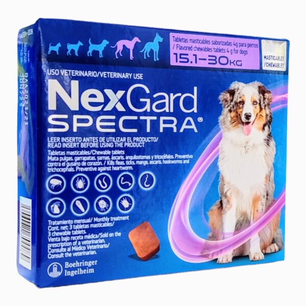 Nexgard Spectra 15.1-30 Kg X 1 Tab Suelta