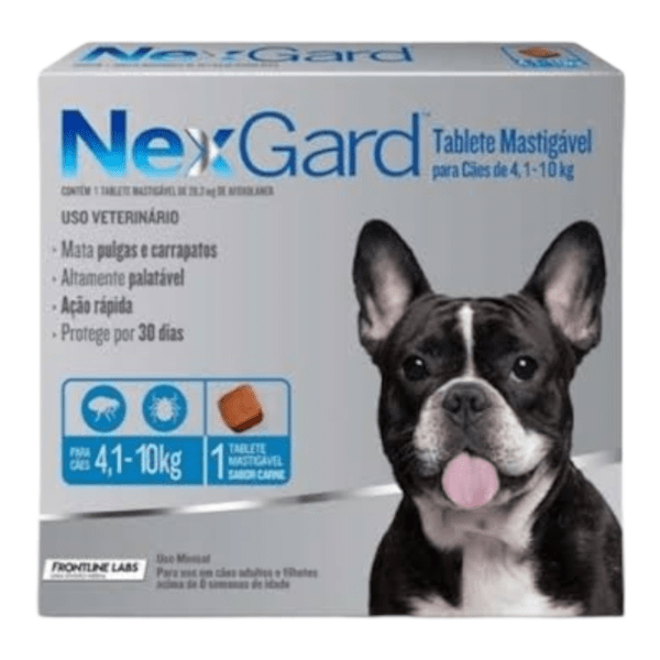 Nexgard 28.3 Mg 4.1-10 Kg X 1 Tab Suelta