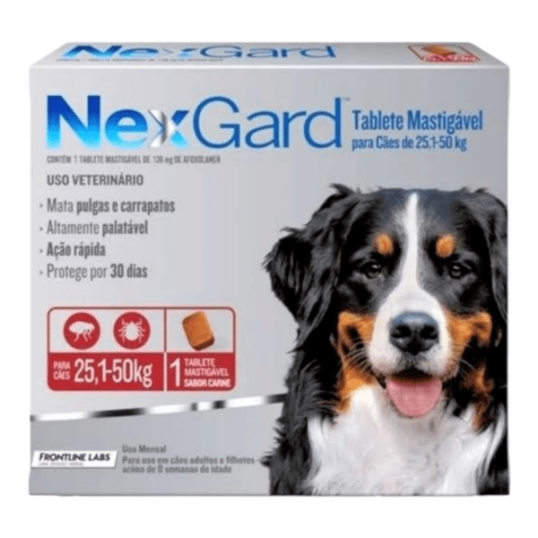 Nexgard 136 Mg 25.1-50kg X 1 Tab Suelta