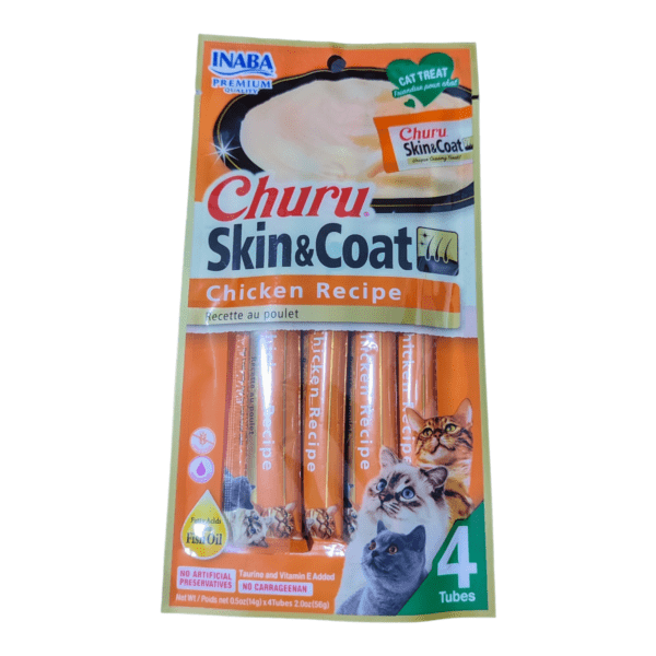 Churu Skin & Coat Pollo X 4 Tubos