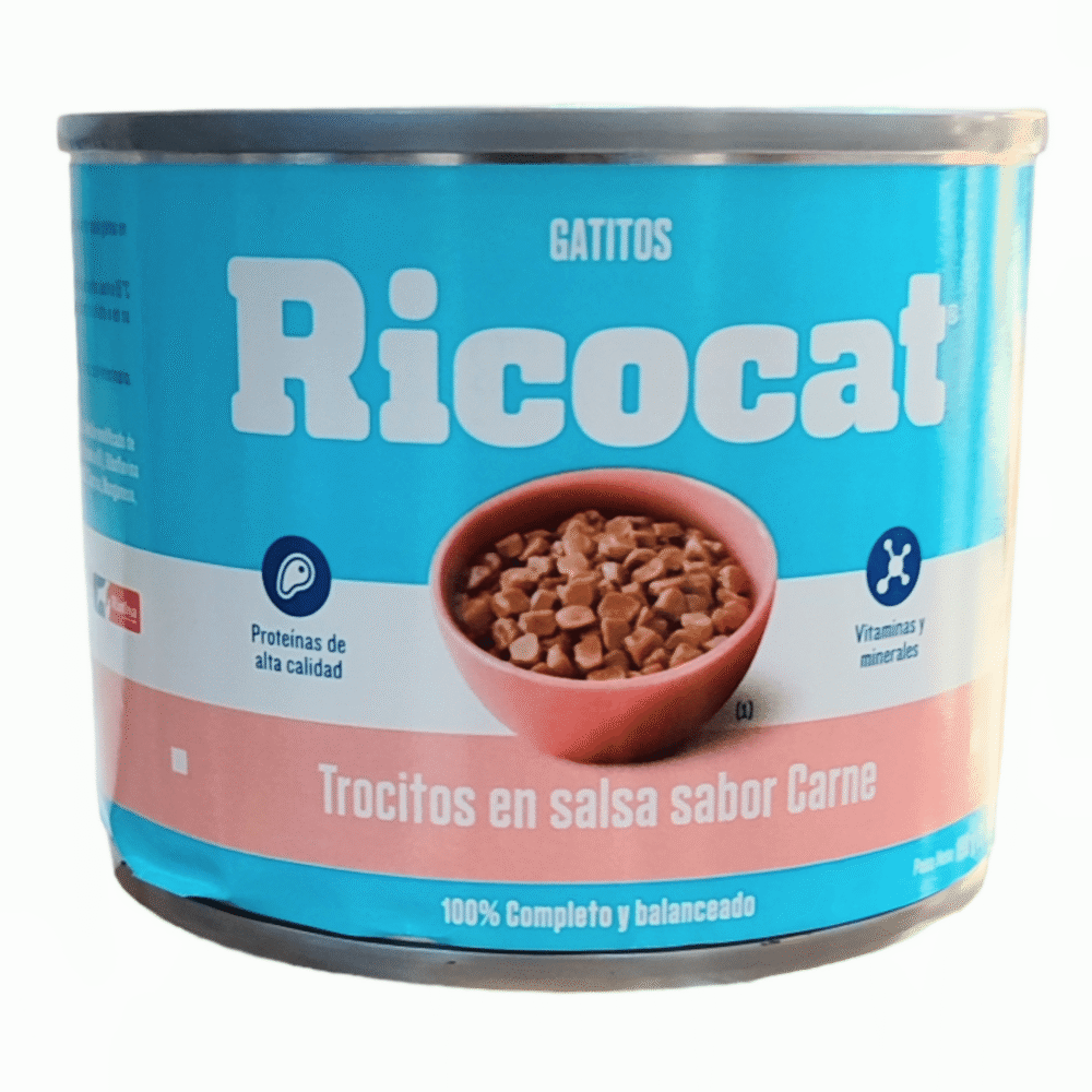 Ricocat Cachorros Trocitos En Salsa Carne 190g