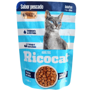 Ricocat Adulto Trocitos Pescado Pouch 85g