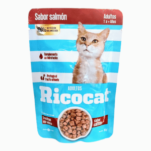 Ricocat Adultos Trocitos Salmón Pouch 85g