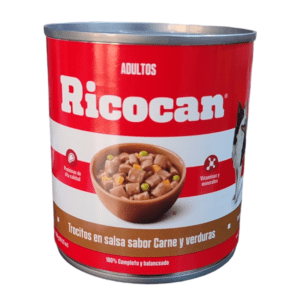 Ricocan Adultos Trocitos Carne Verduras 290g
