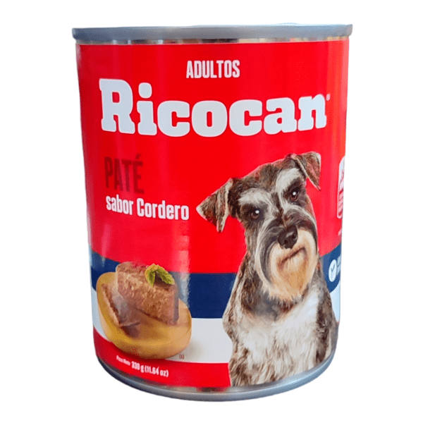 PhotoRoom-20240624_185612~2 Ricocan Adulto Paté Cordero 330g