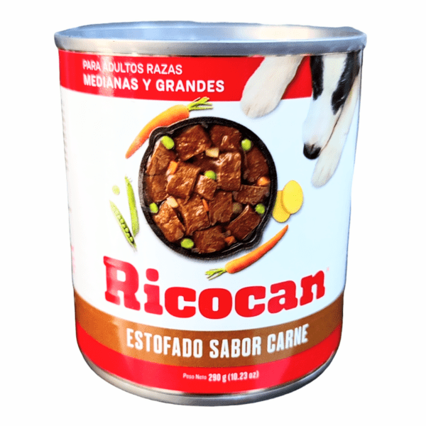 PhotoRoom-20240625_114922~2 Ricocan Adultos Estofado Carne Razas Med/Grand 290g