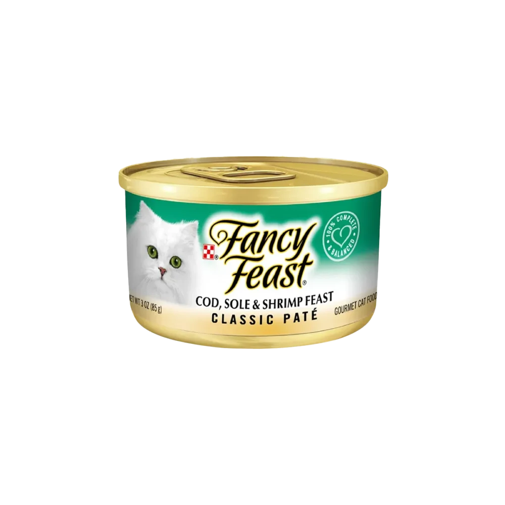 Purina-FancyFeast-cod-sode-and-shrimp-feast.png Fancy Feast Pescado Y Camarón 85g