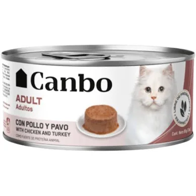 descarga (3) Canbo Paté Adultos Pollo Y Pavo 85g