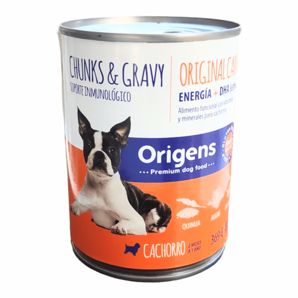Origens Chunky & Gravy Perro Cachorro Sabor Carne De Pollo 369G